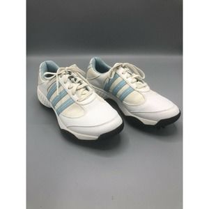 Adidas‎ Falcon Womens Golf Shoes Size 7 White Blue